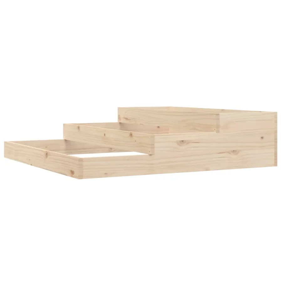 Jardinière 107x107x27 cm Bois massif de pin - 2