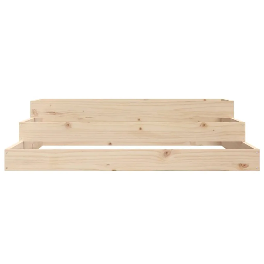 Jardinière 107x107x27 cm Bois massif de pin - 4