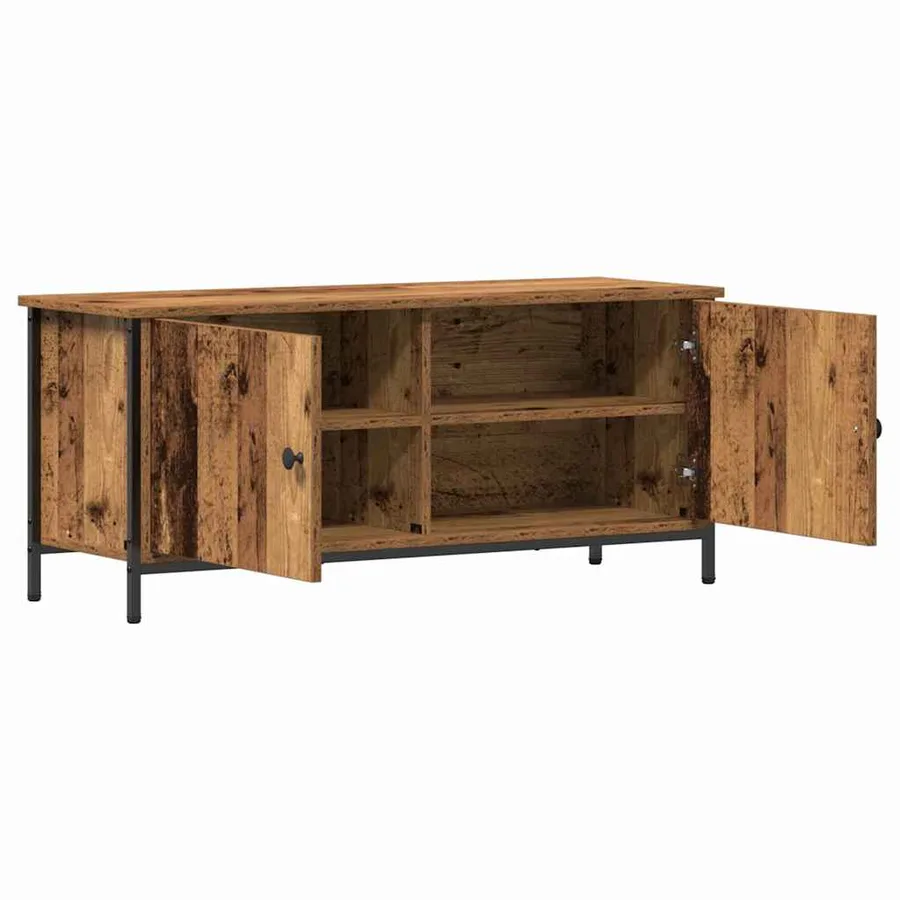 Meuble TV Bois Ancien 100 x 35 x 45 cm Bois d'ingénierie - 5