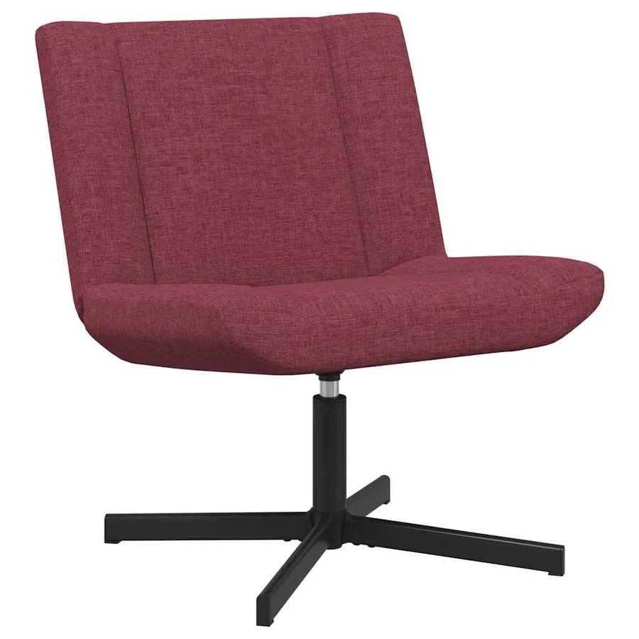 Chaise pivotante Bordeaux 63 x 75 x 76 cm tissu - 2