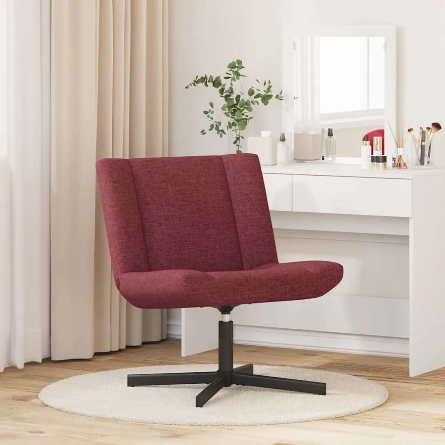 Chaise pivotante Bordeaux 63 x 75 x 76 cm tissu - 3