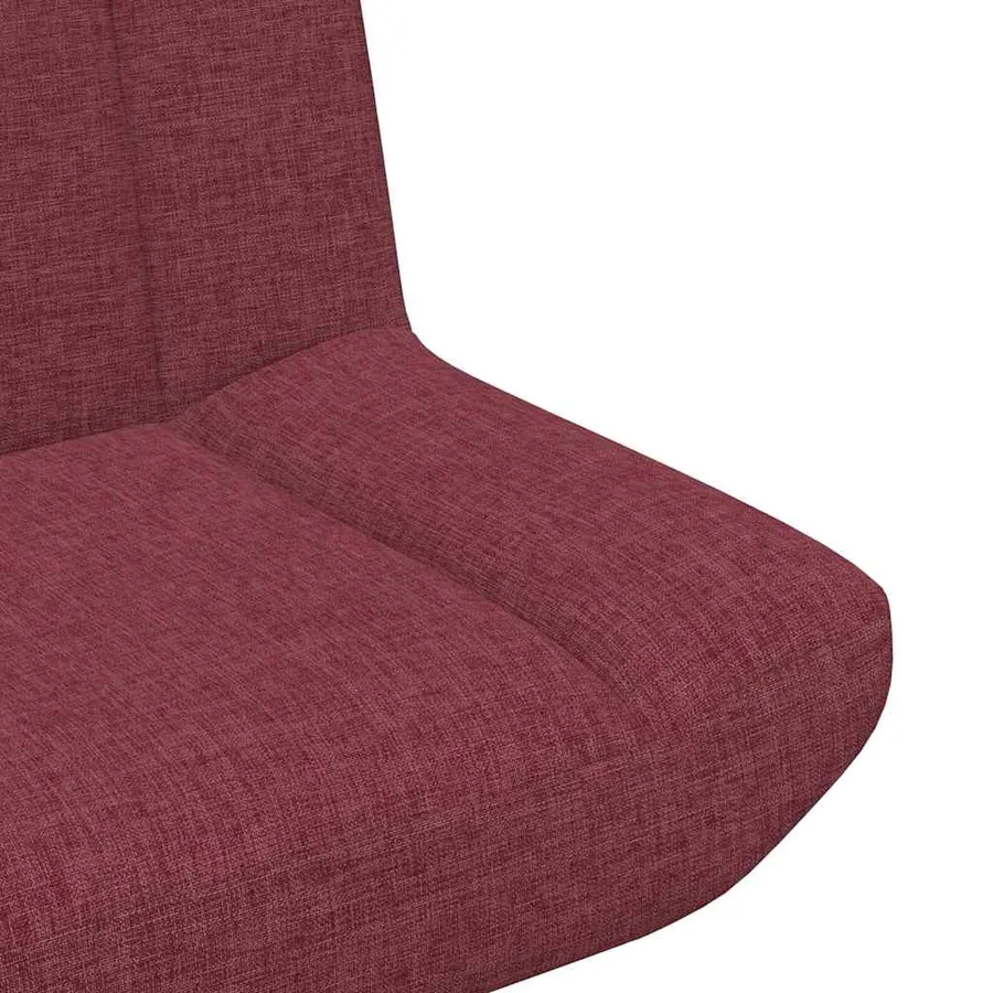 Chaise pivotante Bordeaux 63 x 75 x 76 cm tissu - 7