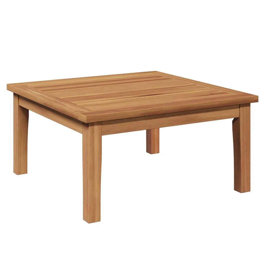 Table de Jardin Marron Bois de teck massif - 2