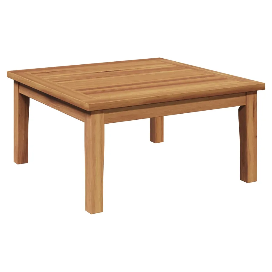 Table de Jardin Marron Bois de teck massif - 7