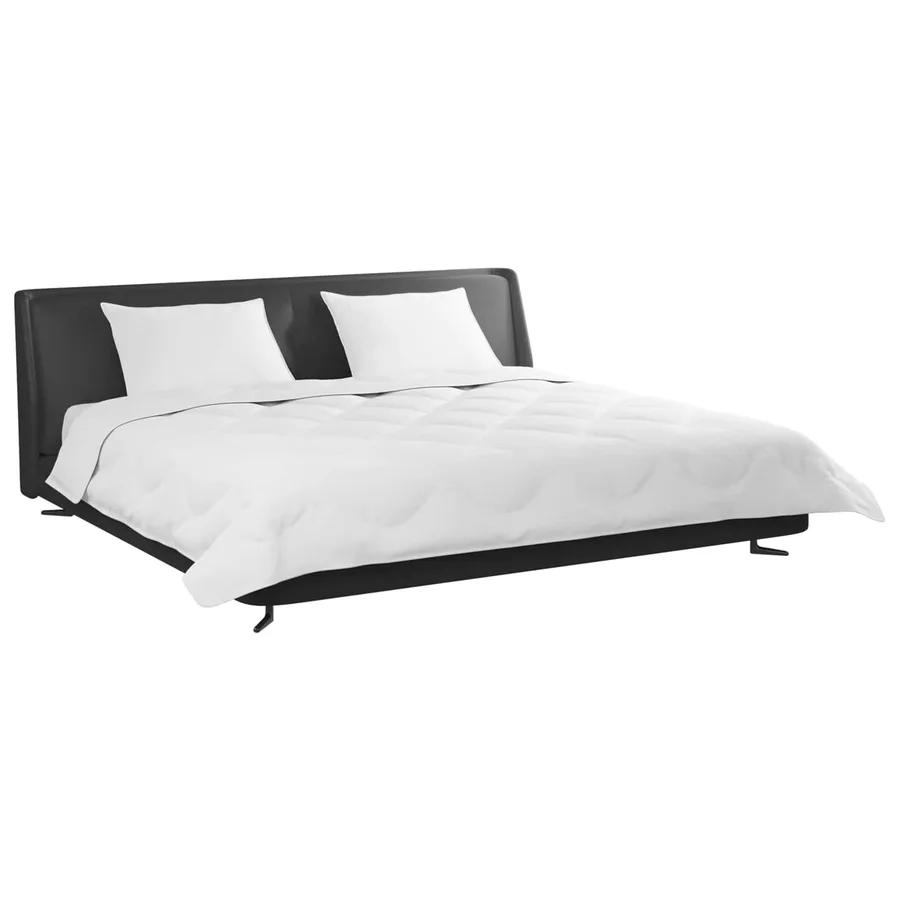 Duvet d'hiver avec oreiller 3 pcs Blanc Microfibre - 3
