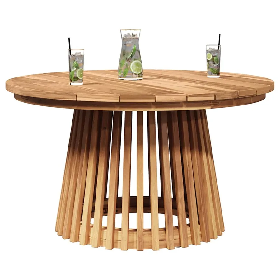 Table d'appoint Marron 70 x 70 x 40 cm Bois de teck massif - 3