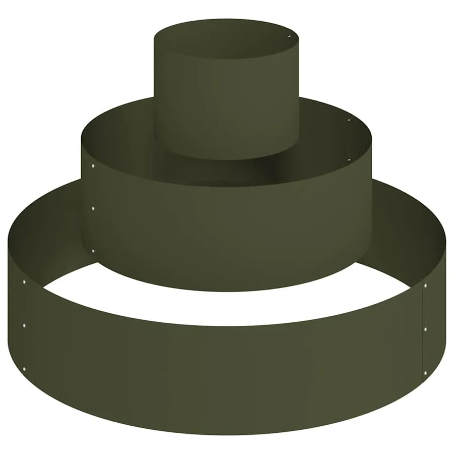 Cache-pot de jardin Vert olive 90 x 90 x 20 cm - 2