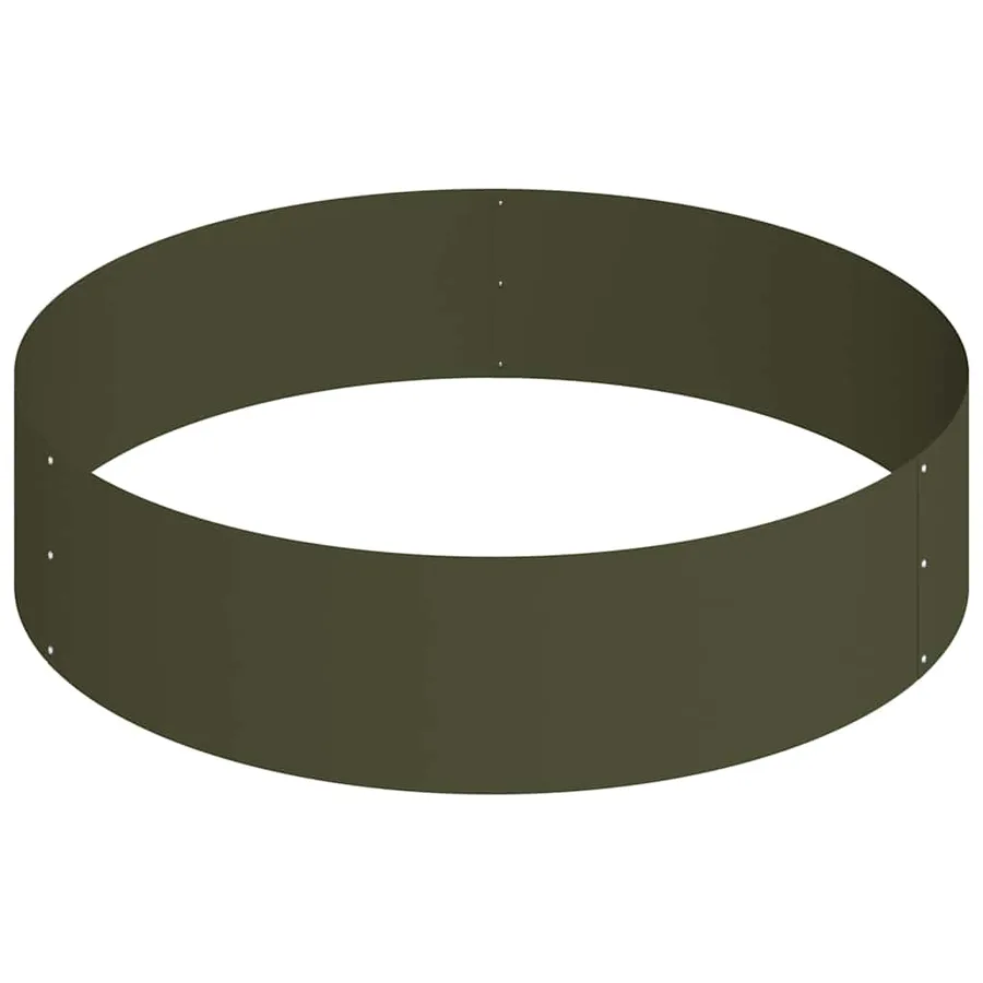 Cache-pot de jardin Vert olive 90 x 90 x 20 cm - 5