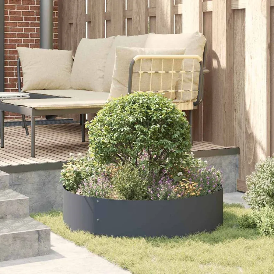 Anneau de jardinière Anthracite 80 x 80 x 20 cm - 4