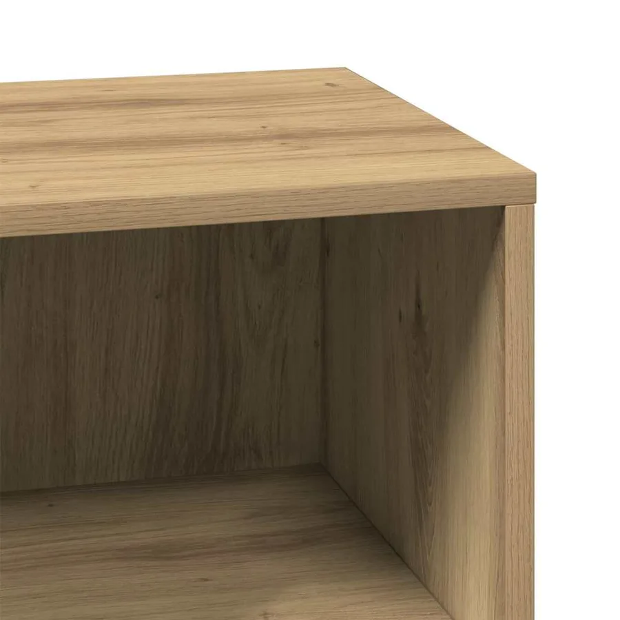 Cabinet de salle de bain Chêne artisanal 80 x 33 x 60 cm - 8