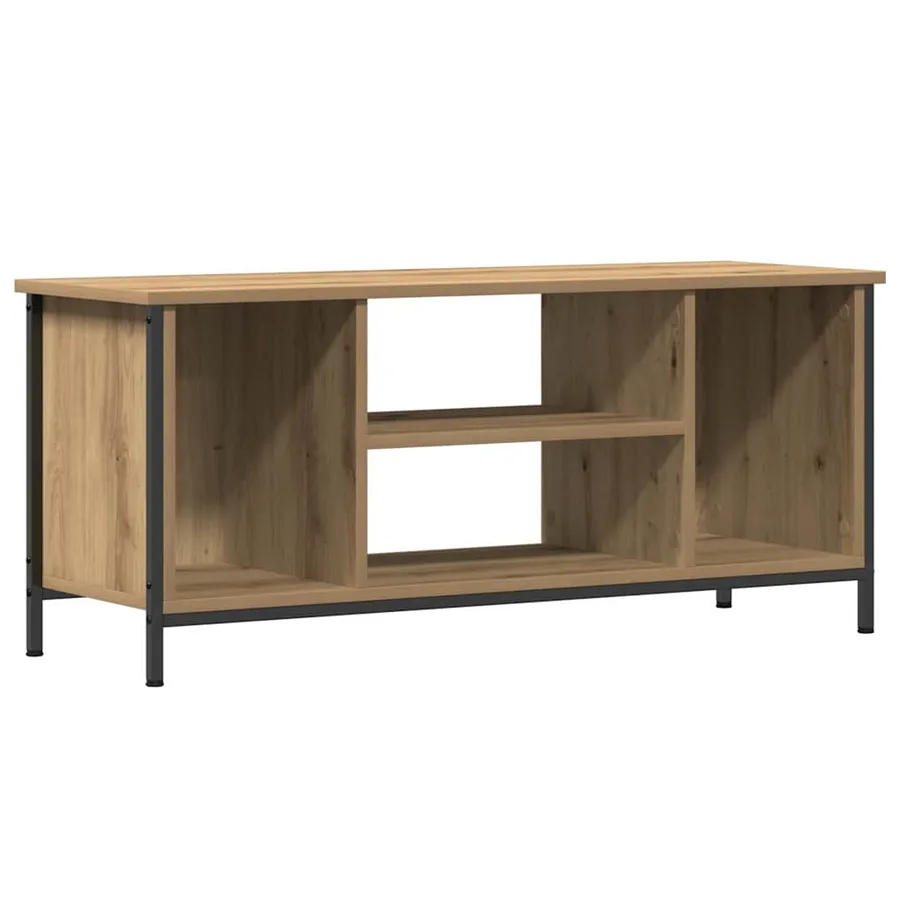 Meuble TV 102 x 35 x 45 cm Chêne artisanal Bois d'ingénierie - 2