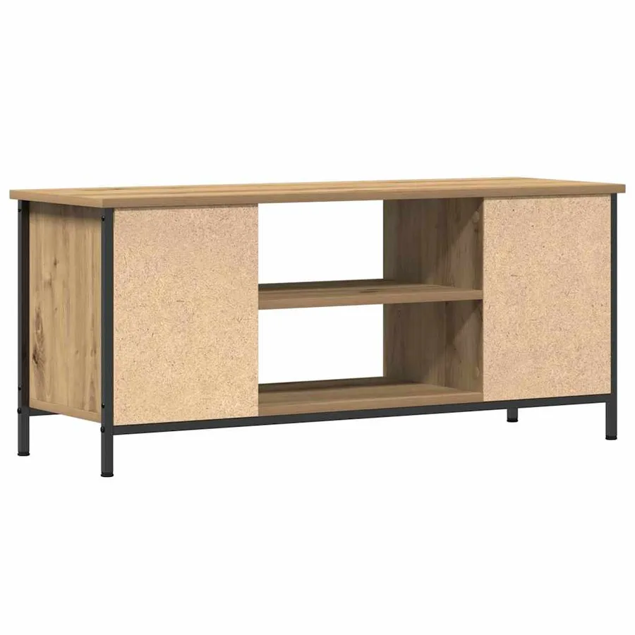 Meuble TV 102 x 35 x 45 cm Chêne artisanal Bois d'ingénierie - 7
