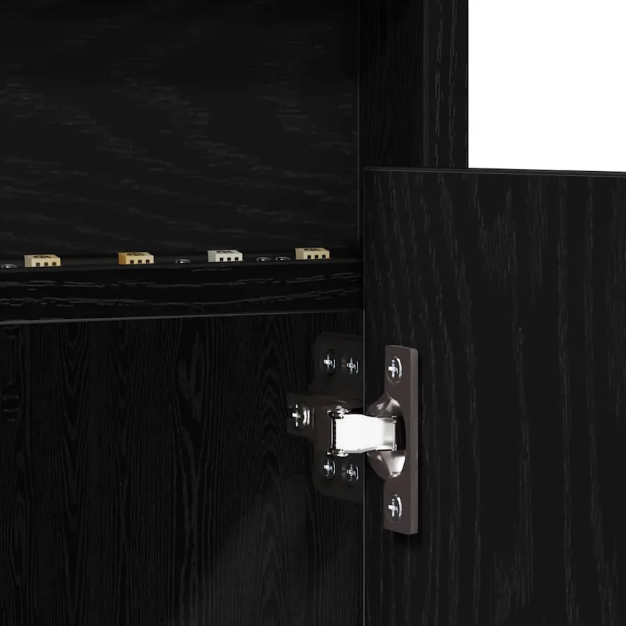 Unites TV Noir 100 x 34 x 50 cm Bois d'ingénierie - 10
