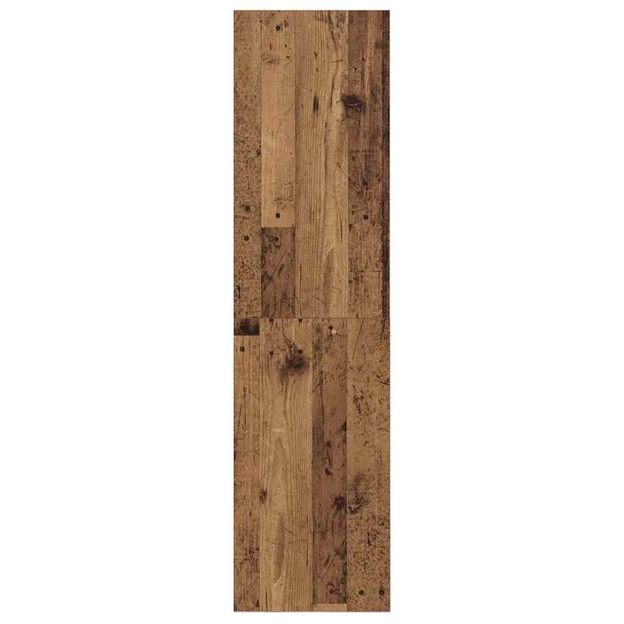 Ensemble meuble TV Montage mural Bois Ancien 37 x 37 x 142,5 cm - 7
