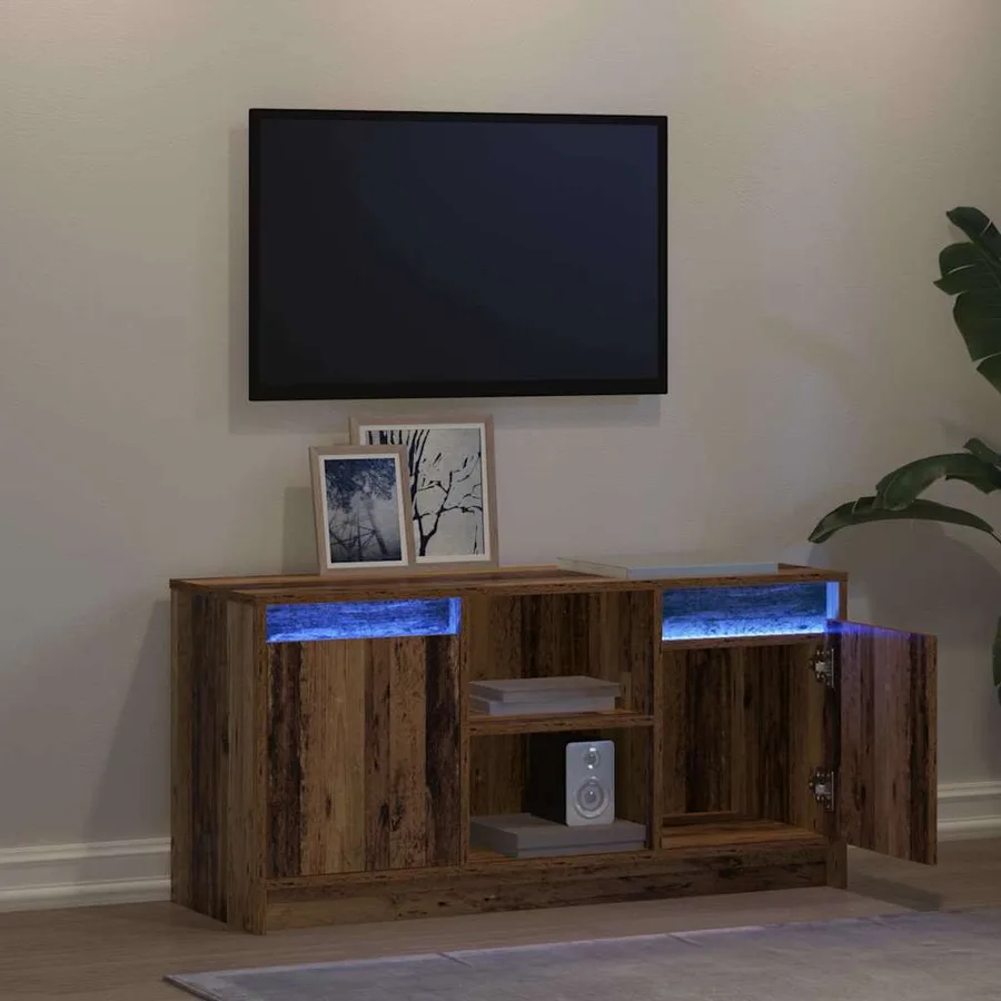 Unites TV Marron 100 x 34 x 50 cm Bois d'ingénierie - 5