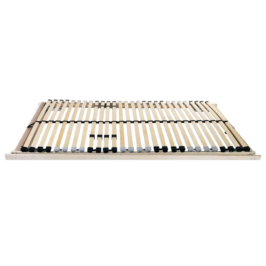 Sommier à lattes Marron 140 x 190 cm Bois de hêtre massif - 2