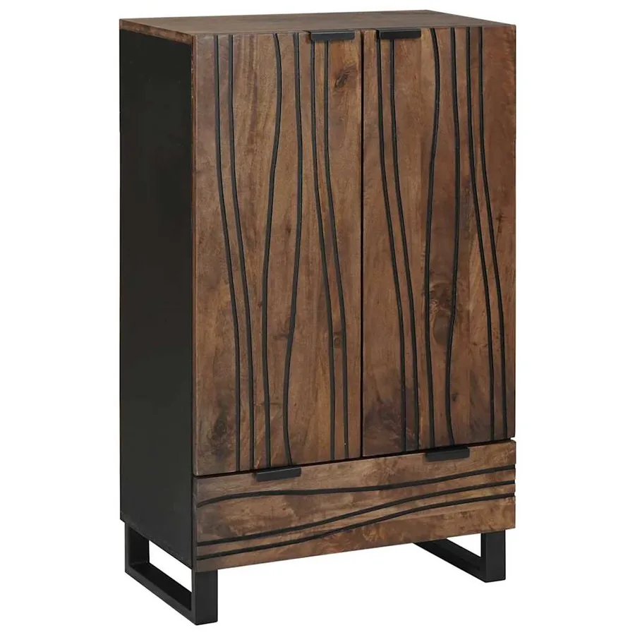 Buffet Marron 60 x 33 x 100 cm bois de manguier massif