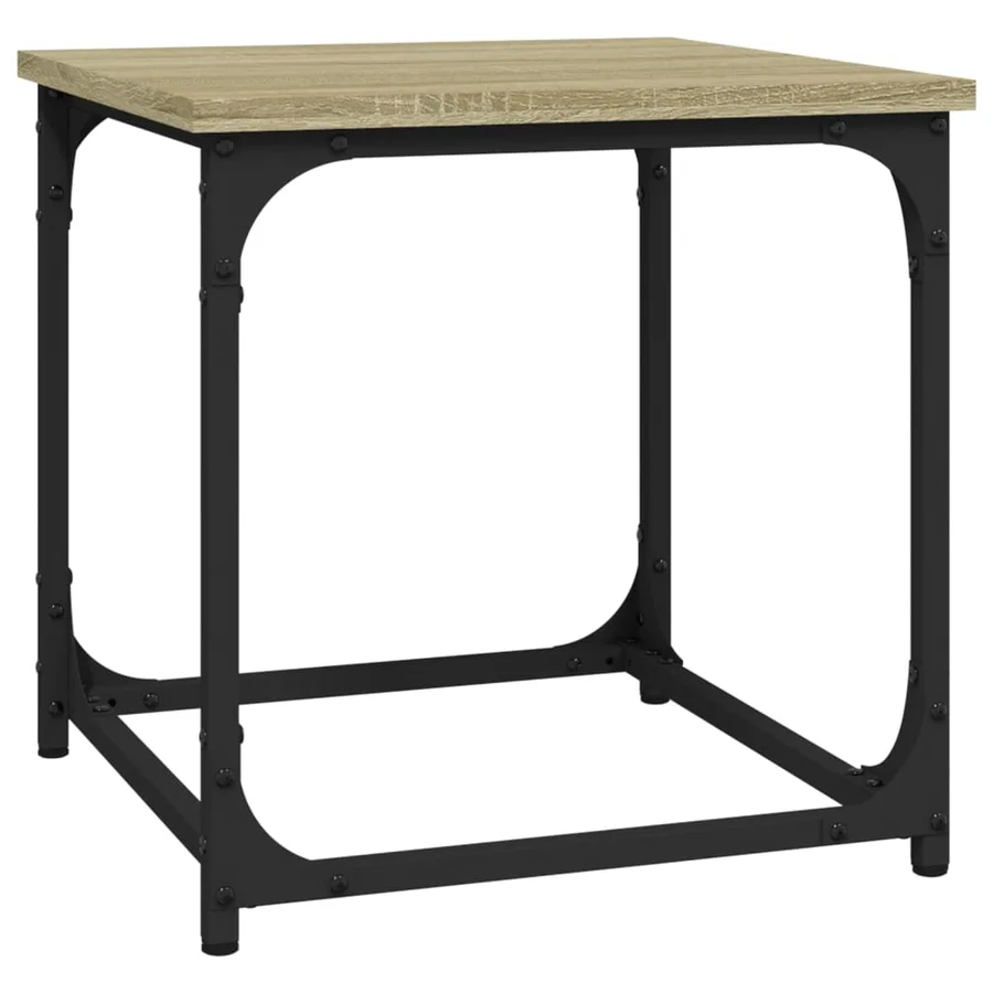 Table d'appoint Chêne sonoma 40x40x40 cm Bois d'ingénierie - 2