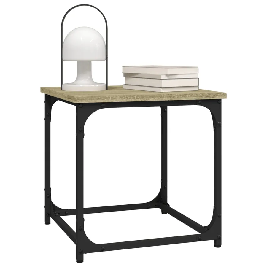 Table d'appoint Chêne sonoma 40x40x40 cm Bois d'ingénierie - 4