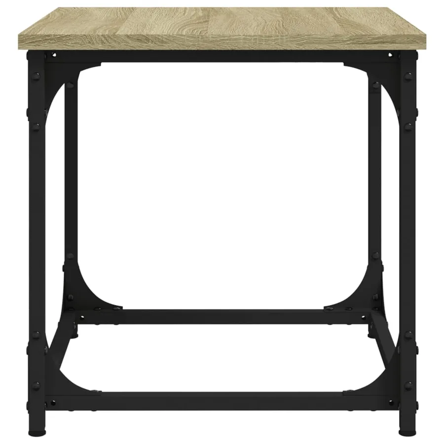 Table d'appoint Chêne sonoma 40x40x40 cm Bois d'ingénierie - 6