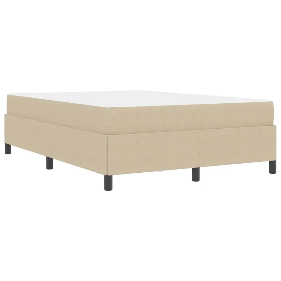 Cadre de lit avec matelas Gris Vert Clair 160 x 200 cm tissu - 7