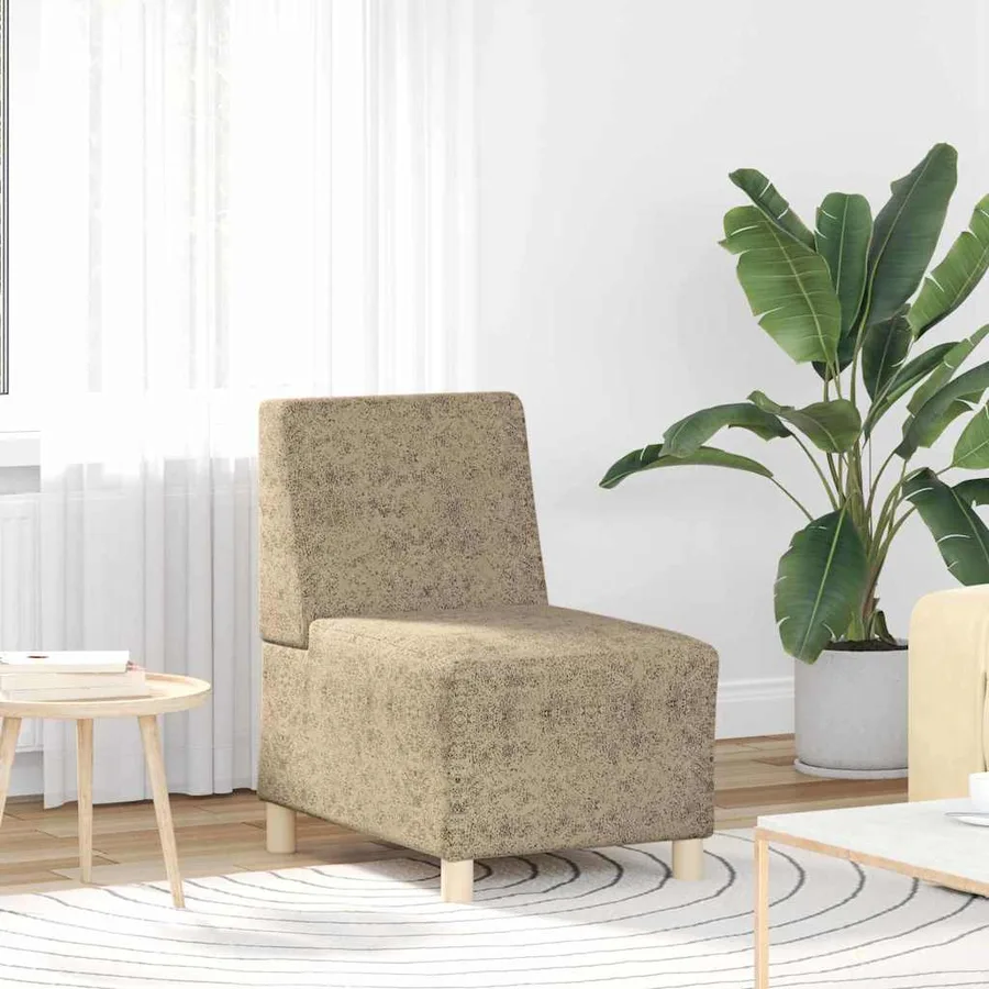 Unité de Sofa Modulaire Sans Accoudoirs 2 pcs Gris clair - 3