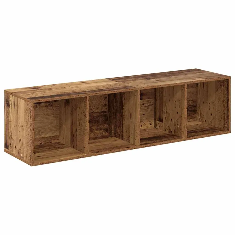 Ensemble meuble TV 4 pcs Marron 37 x 37 x 142,5 cm - 5