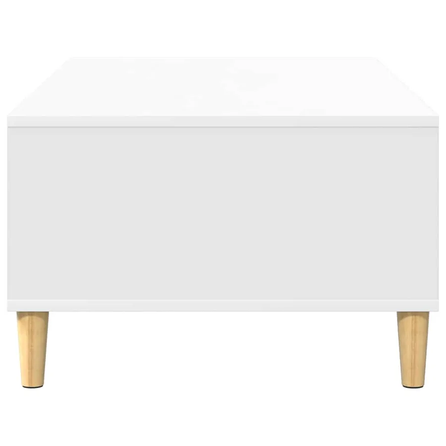 Table basse Blanc 102 x 55 x 35 cm Bois d'ingénierie - 7