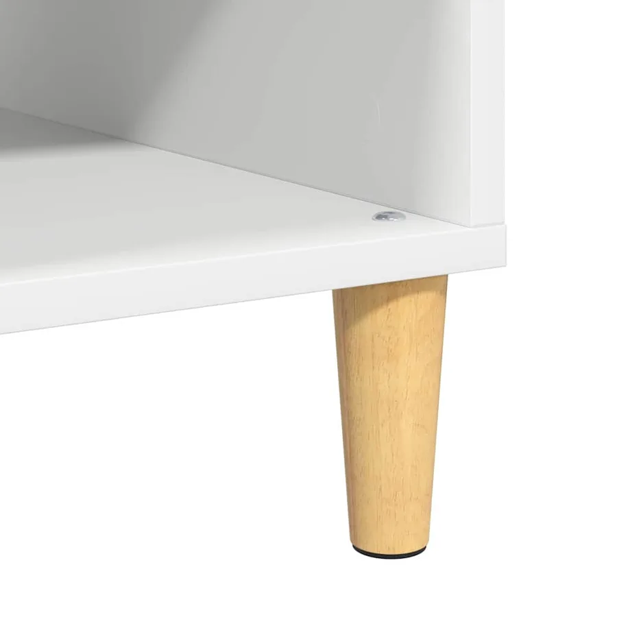 Table basse Blanc 102 x 55 x 35 cm Bois d'ingénierie - 9