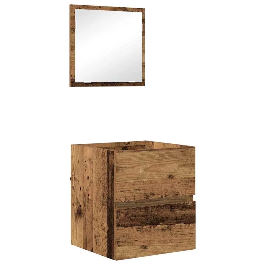 Cabinet de salle de bain Bois Ancien 41 x 38,5 x 45 cm - 2
