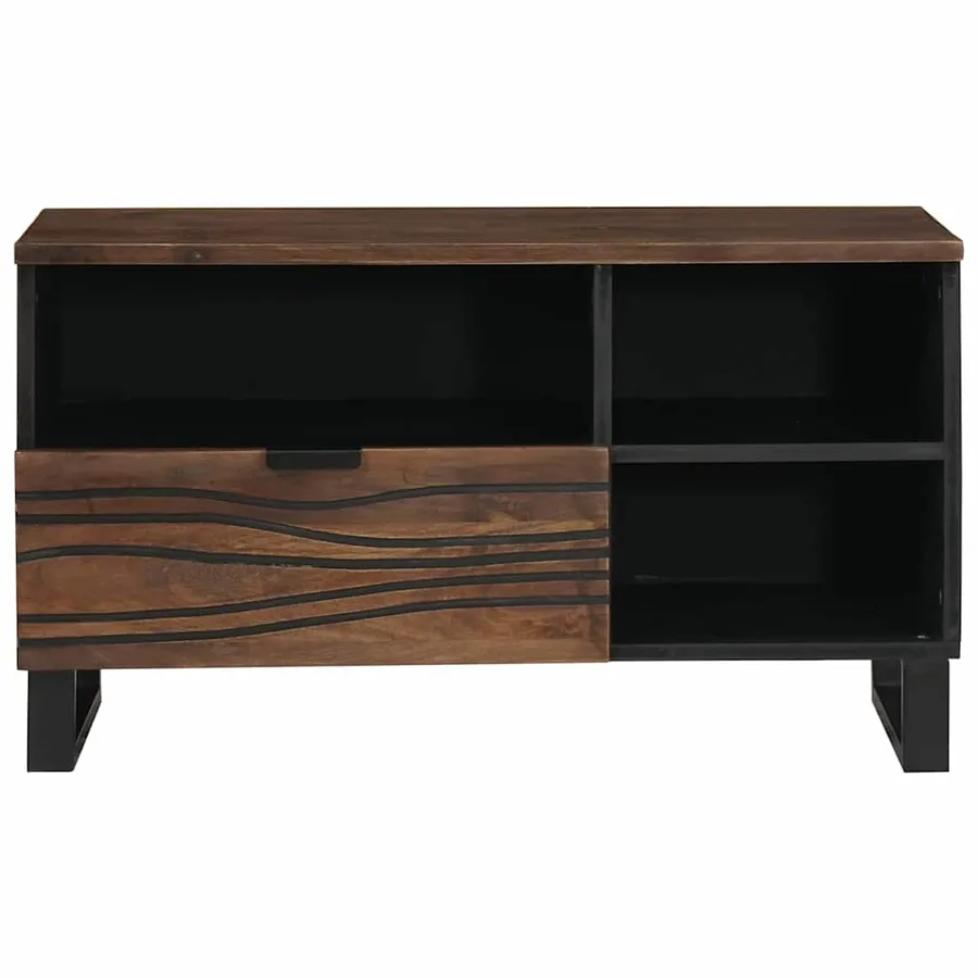 Unites TV avec tiroir Noyer 80 x 33 x 46 cm Bois d'ingénierie - 3