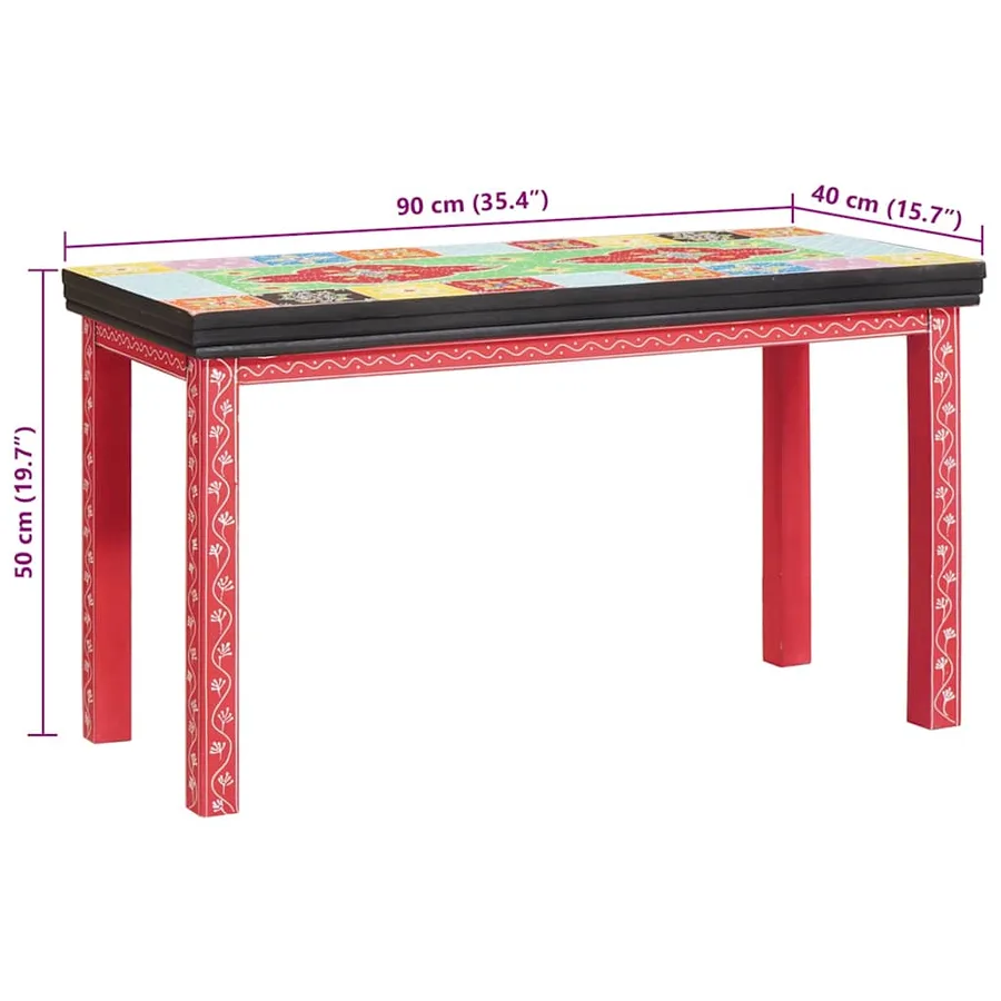 Table d'appoint 2 pcs Multicolore - 11