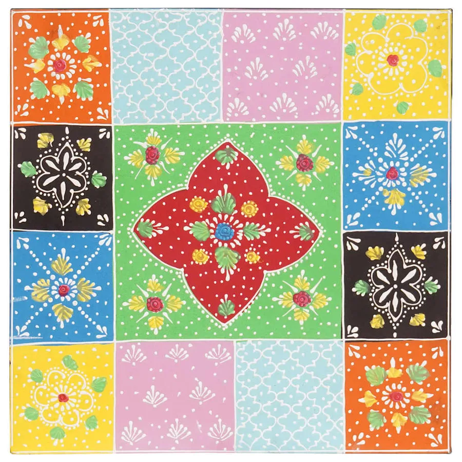 Table d'appoint 2 pcs Multicolore - 4