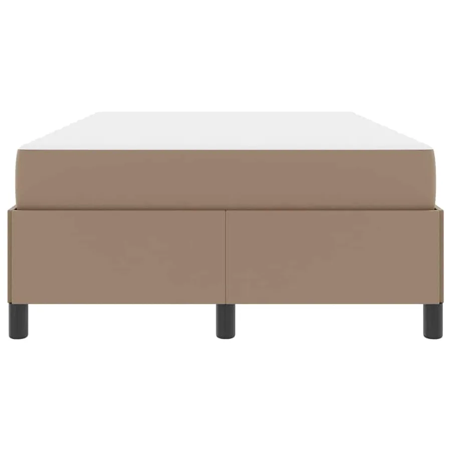 Cadre de lit avec matelas Cappuccino 120 x 190 cm tissu - 5