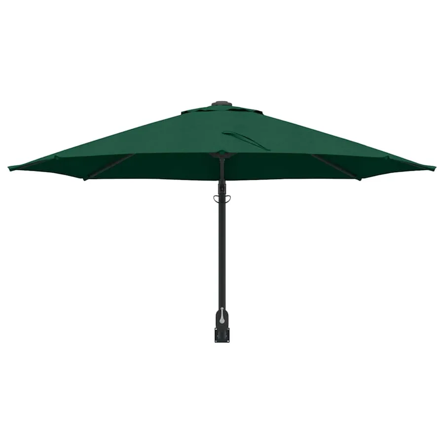 Parasol de jardin Vert 248 x 248 x 148 cm Polyester et Acier - 4