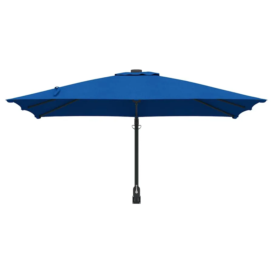 Parasol de jardin 248,5 x 247,5 x 160 cm Polyester et Acier - 4