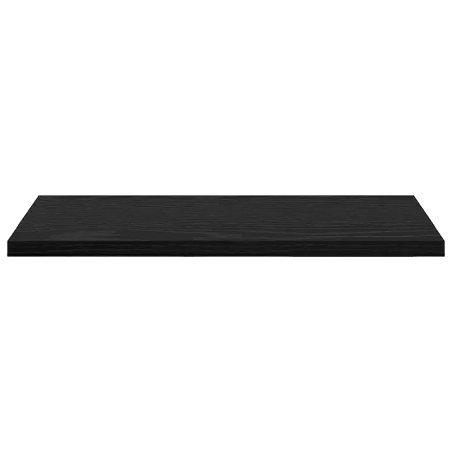 Étagère à livres 4 pcs Noir 40 x 20 x 1,5 cm Bois d'ingénierie - 5
