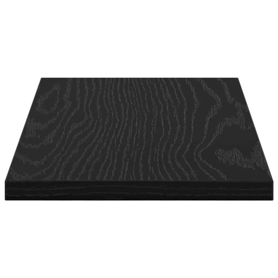Étagère à livres 4 pcs Noir 40 x 20 x 1,5 cm Bois d'ingénierie - 6