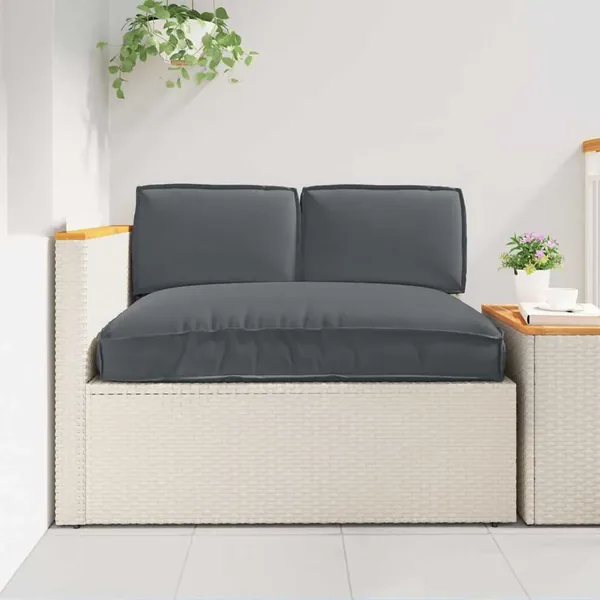 Ensemble de coussins 3 pcs Anthracite Tissu Oxford
