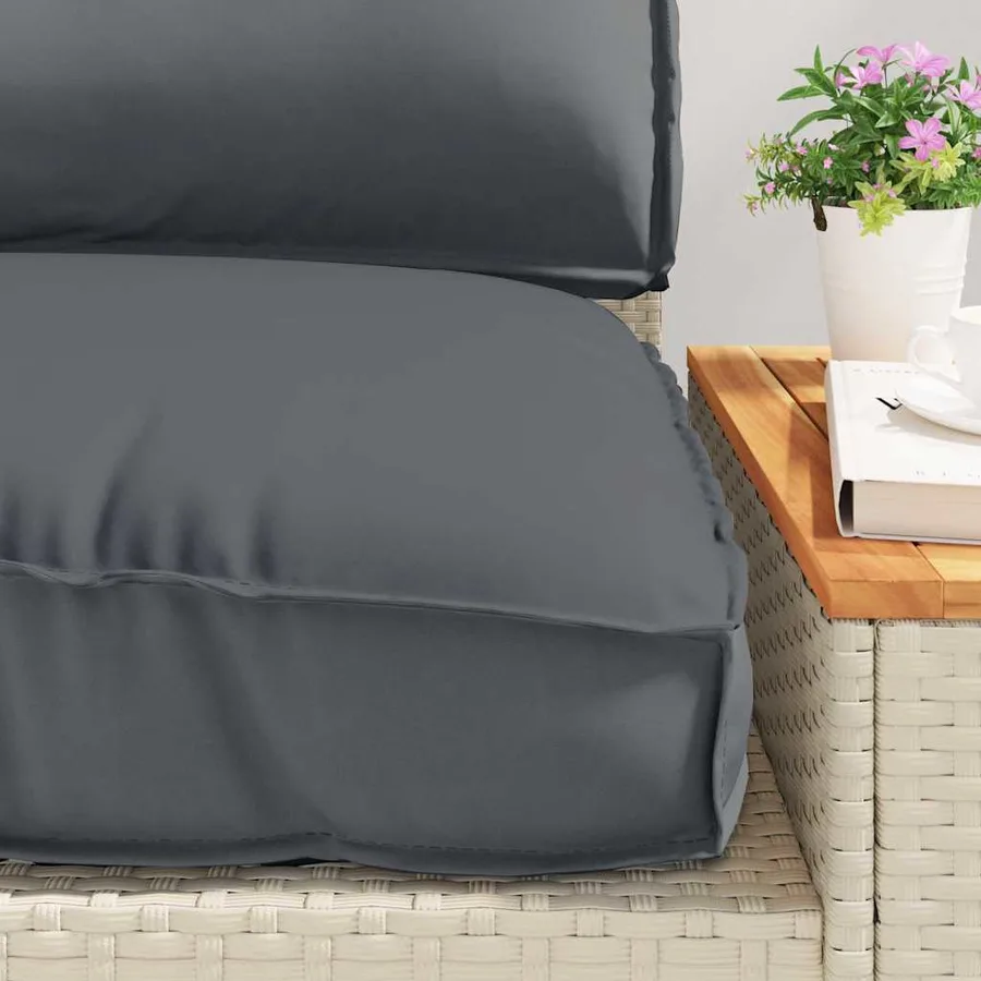 Ensemble de coussins 3 pcs Anthracite Tissu Oxford - 5