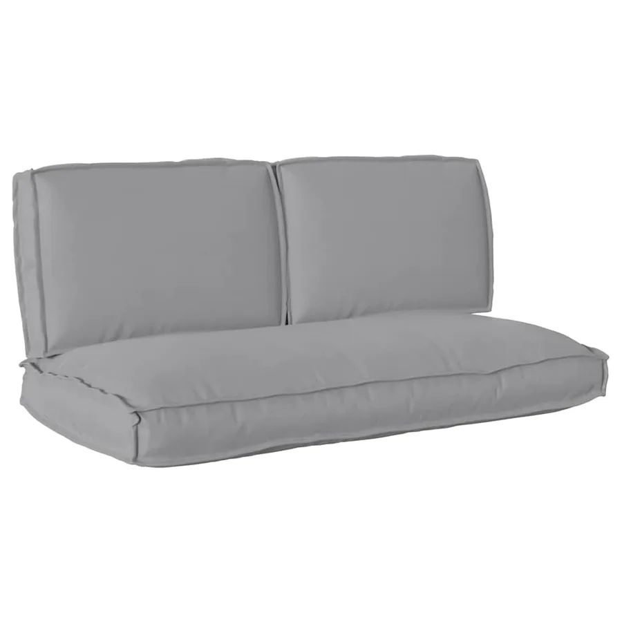 Ensemble de coussins 3 pcs Gris Tissu Oxford - 2