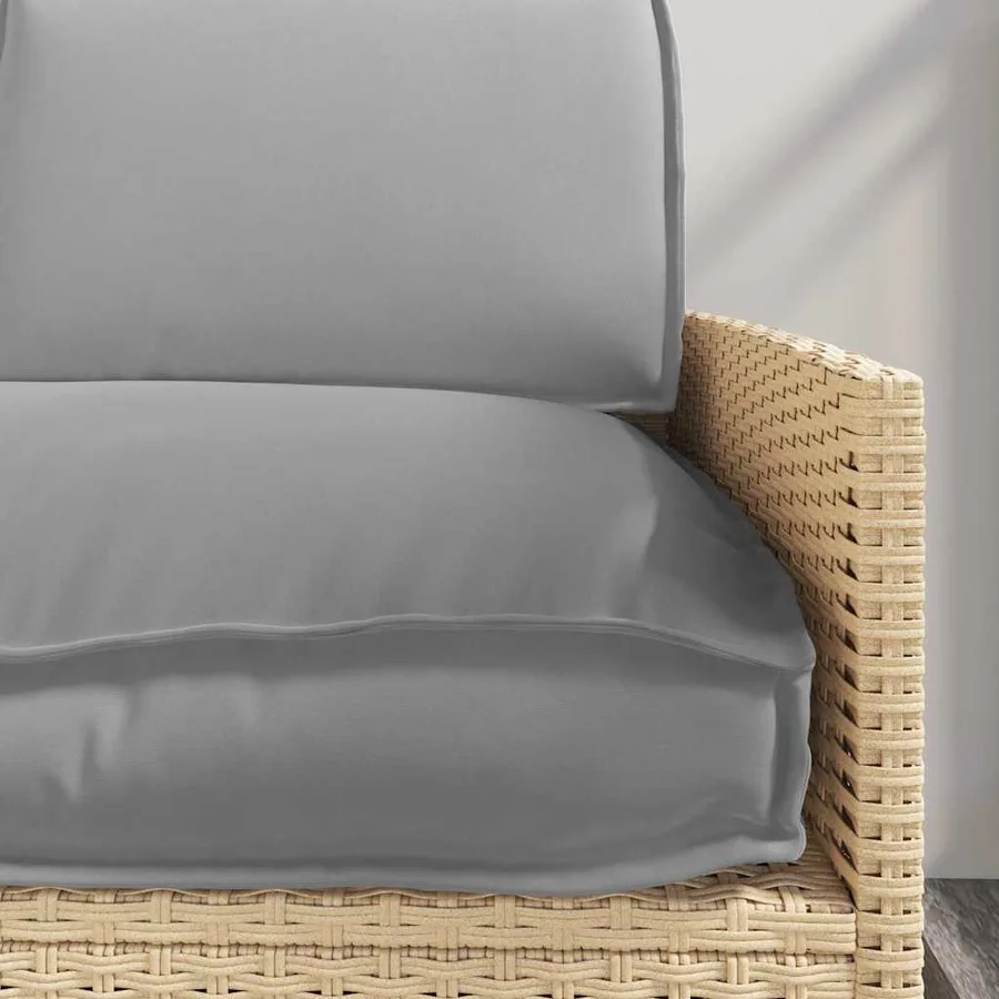 Ensemble de coussins 3 pcs Gris Tissu Oxford - 5