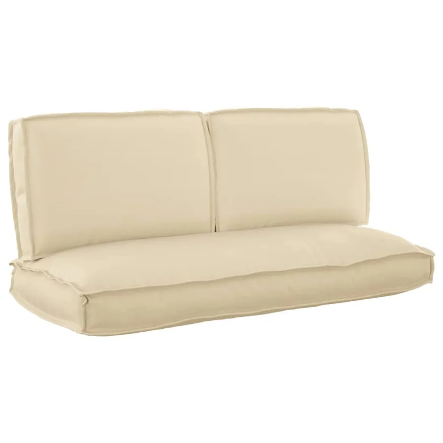 Ensemble de coussins 3 pcs Beige Tissu Oxford - 2