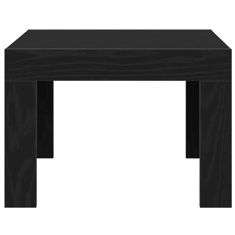 Table basse Chêne noir 50 x 50 x 35 cm Bois d'ingénierie - 5
