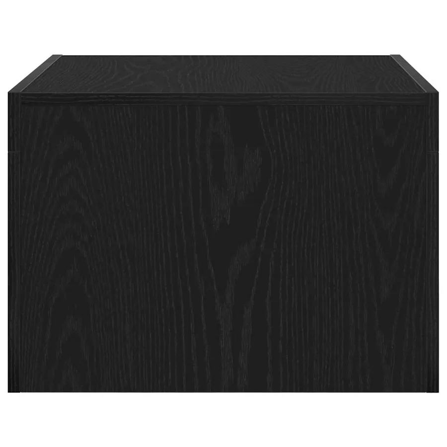 Table basse Chêne noir 50 x 50 x 35 cm Bois d'ingénierie - 6