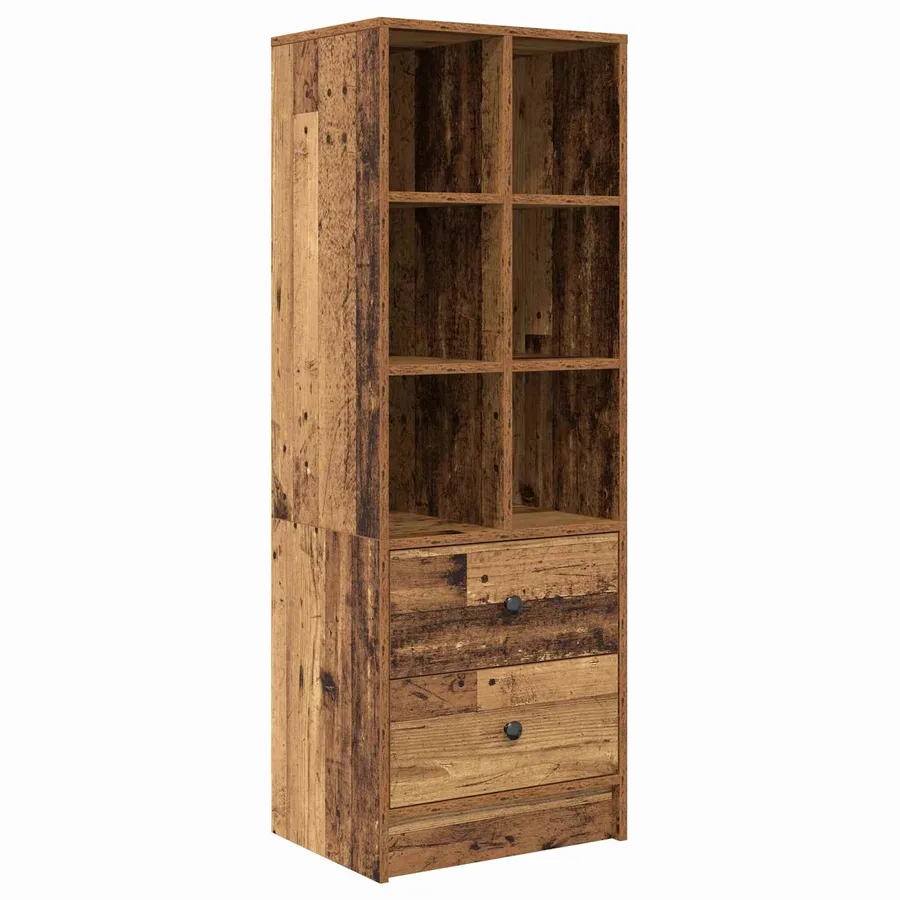 Haut Armoire avec tiroir Bois ancien 45,5 x 34 x 127 cm - 2