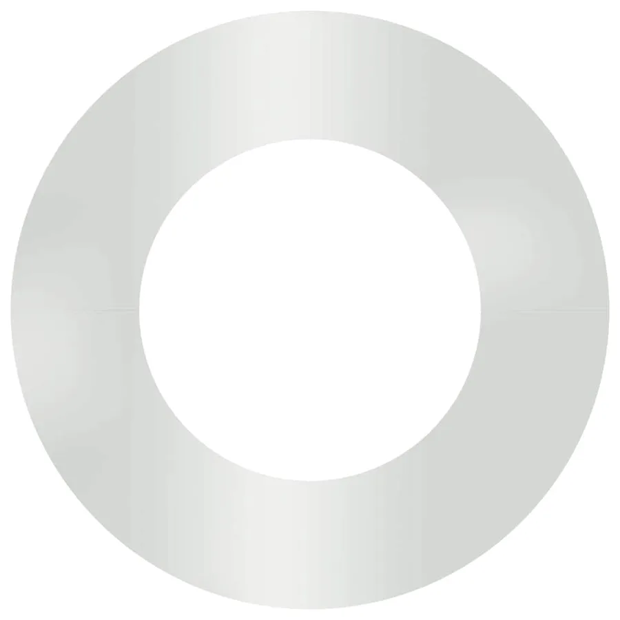 adapté pour anneaux d'arbre plats 5 pc Argent Ø40/70 cm - 5
