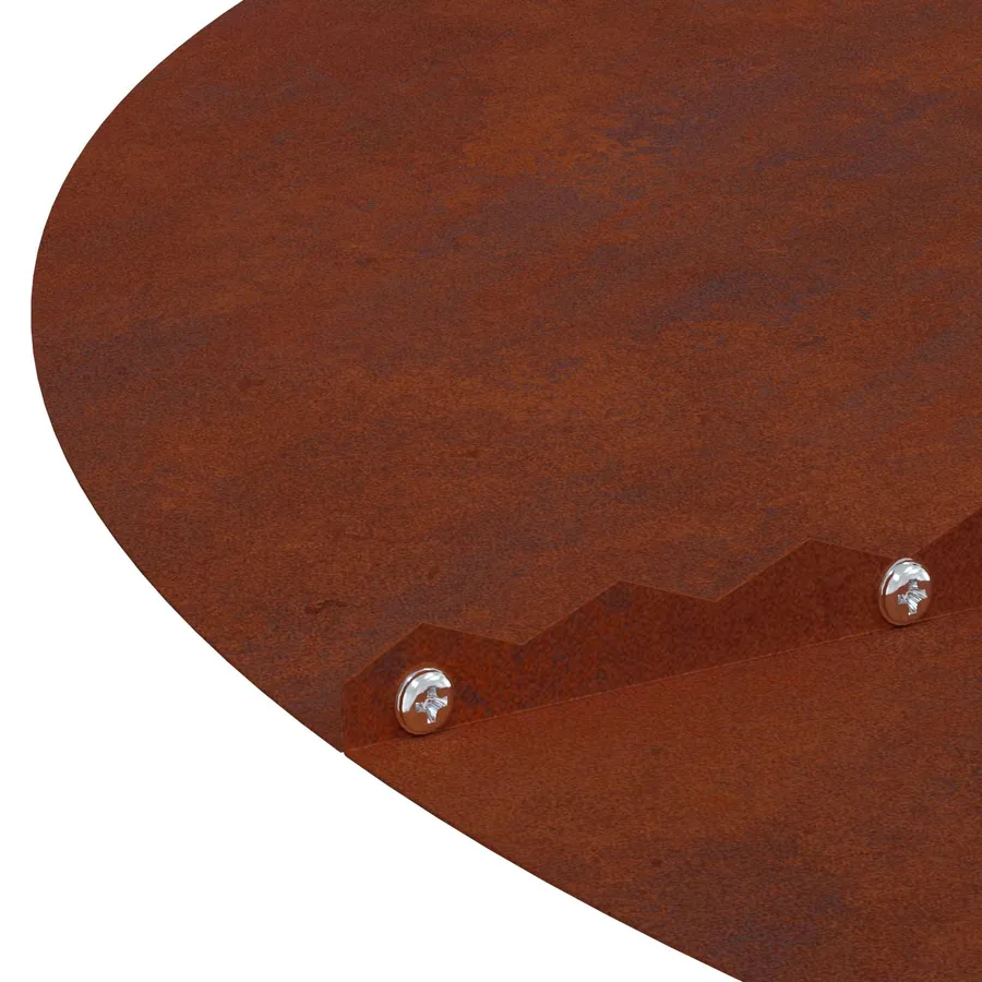 adapté pour anneau d'arbre plat Rouillé Ø60/90 cm - 7