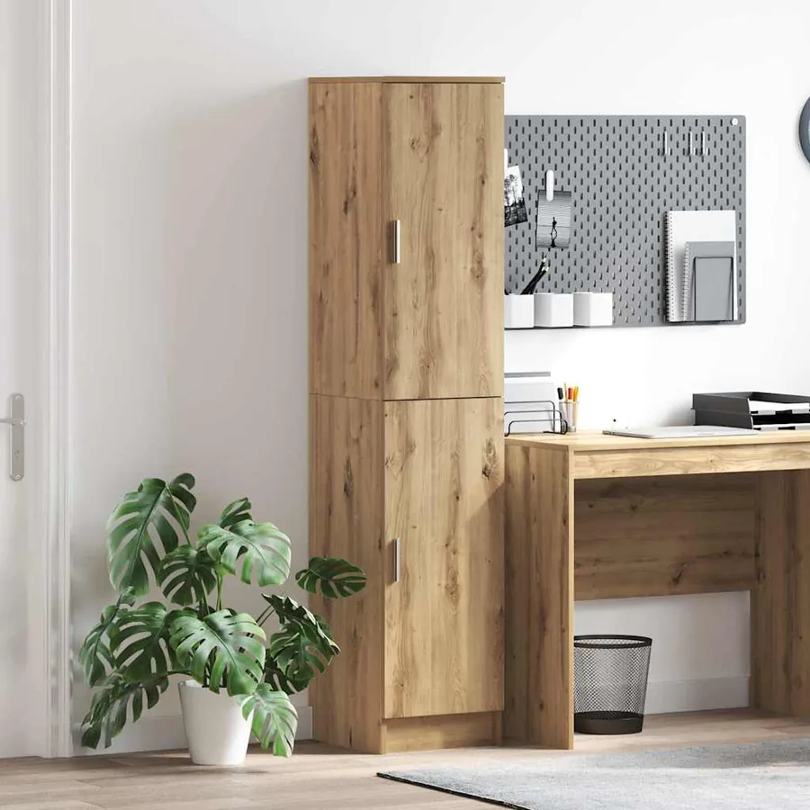 Haut Armoire Chêne artisanal 35 x 39 x 168 cm