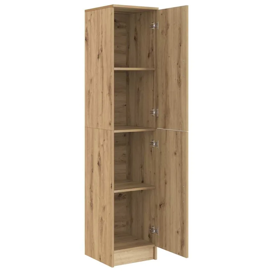 Haut Armoire Chêne artisanal 35 x 39 x 168 cm - 5